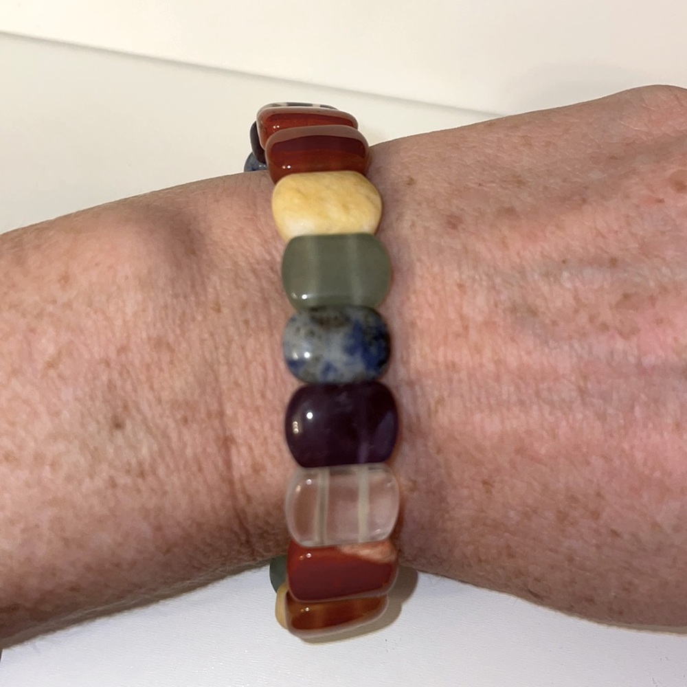Multi Gemstone Stretch Bracelet